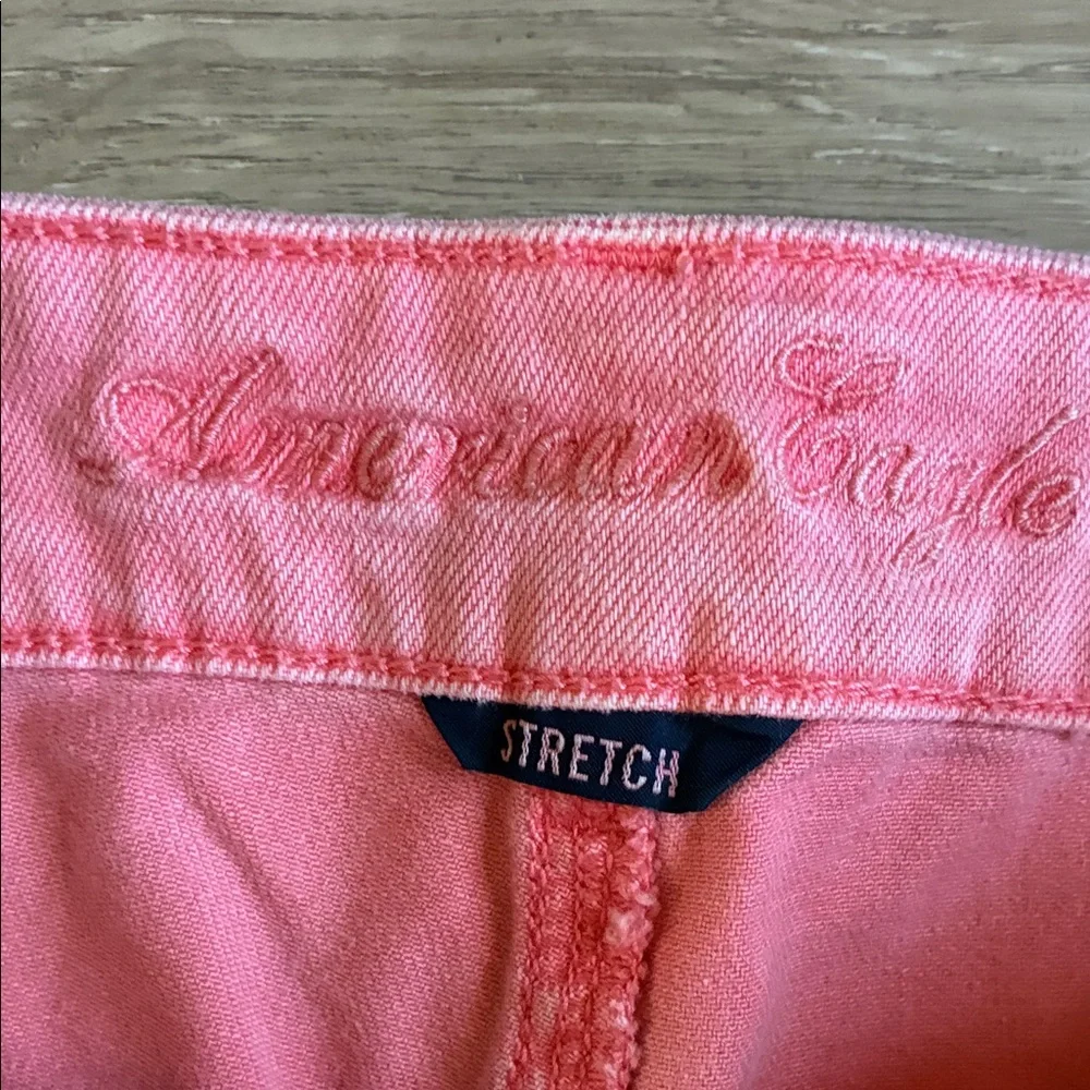 American Eagle Outfitters Pink Jean Shorts - Picture 4 of 6